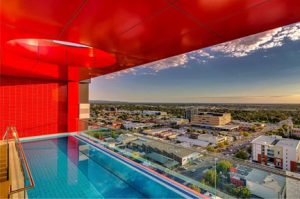 Adelaide central apartments infinity edge pool